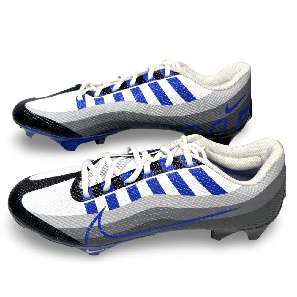 Nike Vapor Edge Speed 360 Football Cleats Black Game Royal Men's 13 DQ5110-041